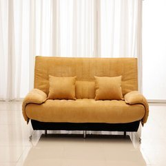 Modern Sofa Design With Vibrant Orange Colored Soft Materials In Modern Style - Karbonix
