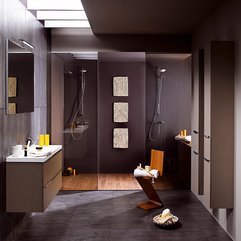 Modern Style Bathroom Design With Two Showers Natural Stone - Karbonix