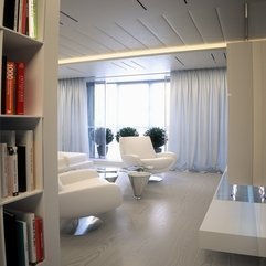 Modern Tranquility For Luxurious Apartment Room With Elegant White - Karbonix