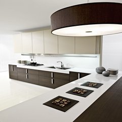 Modern White Brown Kitchen Miraculous Ideas - Karbonix