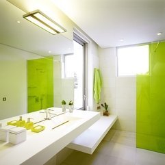 Modern White Marble Washing Stwith Green Bulkhead Looks Cool - Karbonix