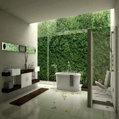 Best Inspirations : Natural Bathroom Design Ideas Presented By Designer Bathroom - Karbonix