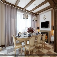 Best Inspirations : Natural Outstanding Design Cream Brown Chequered Floor Dining Room - Karbonix