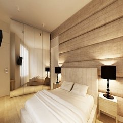 Neutral White Textured Bedroom Wall In Modern Style - Karbonix