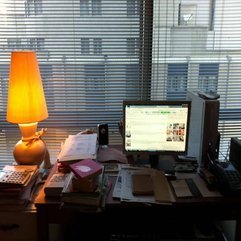 Best Inspirations : Office At Work With Window Curtain Decorating An - Karbonix