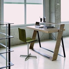 Office Desk Walnut Modern - Karbonix