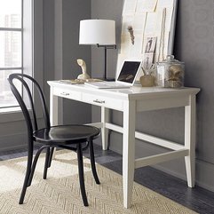 Office Desk White Lacquer - Karbonix