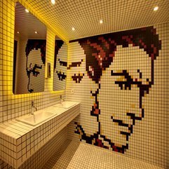 Best Inspirations : Office Restroom Interior Designs Modern Artistic - Karbonix