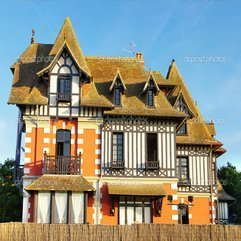 Old French Architecture Retro Styled Picture Stock Image - Karbonix