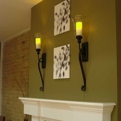 On The Fireplace Wall Sconces - Karbonix