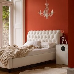 Orange Bedroom Simple White - Karbonix