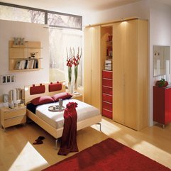 Orange Bedroom With Nice View Red And - Karbonix