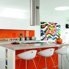 Orange Kitchen Design Create Fresh Atmosphere - Karbonix