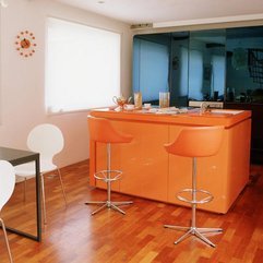 Orange Kitchen Very Simple - Karbonix