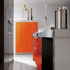 Orange Kitchens Color Glossy - Karbonix