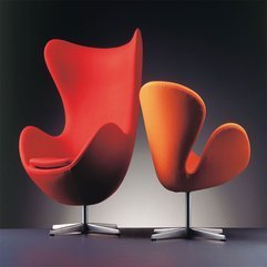 Orange Modern Furniture Design Red And - Karbonix