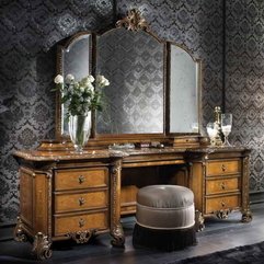 Best Inspirations : Organizing The Makeup Vanities With Tribal Wallpaper How - Karbonix