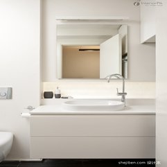 Original White Single Apartment Bathroom Design Coosyd Interior - Karbonix