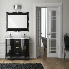 Other Design Antique Dark Wooden Wall Mounted Bathroom Mirrors - Karbonix