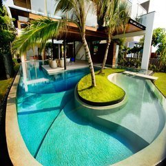 Best Inspirations : Outdoor Pool Design Of The Fish House An Exotic Bungalow In Singapore Looks Cool - Karbonix
