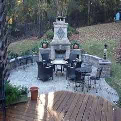 Outdoor Porches With Fireplaces With The Decks - Karbonix