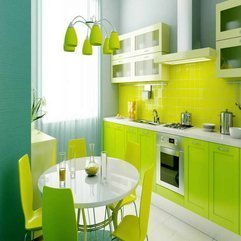 Paint Colors With Round Table Green Kitchen - Karbonix