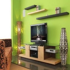 Paint Colors With Shelves Hanging Green Wall - Karbonix