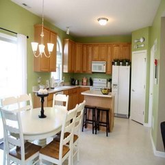 Paint Colors With Wooden Chair Green Kitchen - Karbonix