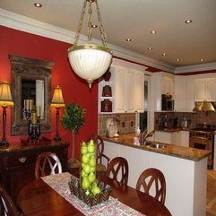 Paint For Kitchen With Red Wall Best Cabinet - Karbonix