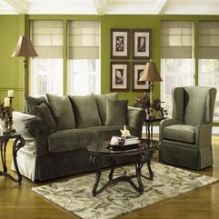 Paint Living Room Ideas Green Wall - Karbonix