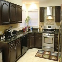 Painted Kitchen Cabinets Beautiful Brown - Karbonix