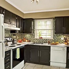 Best Inspirations : Painted Kitchen Cabinets Dark Brown - Karbonix