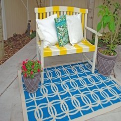 Pallet For Home Stenciled Circle Rug Tutorial Spray Paint Project - Karbonix