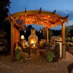 Best Inspirations : Patios With Outdoor Decorative Lighting Covering - Karbonix