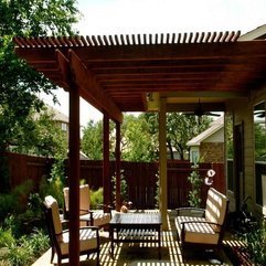 Patios With Outdoor Wood Table Covering - Karbonix