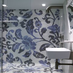 Pattern Bathroom Tile With Enormous Shower Panel - Karbonix