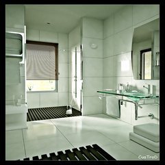 Best Inspirations : Picture 2 Of 13 Flooring Ideas For Modern Bathroom Photo - Karbonix