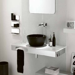 Best Inspirations : Picture 4 Of 22 Black White Bathroom Design Minimalist - Karbonix