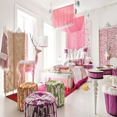 Pink Little Girls Bedroom With Beautiful Decoration Cute - Karbonix