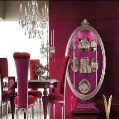 Best Inspirations : Pink Themed Interior Dining Room Design With Luxury Collection Luxurious Hot - Karbonix