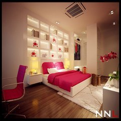 Pink White Bedroom Fancy Inspiration - Karbonix