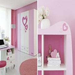Best Inspirations : Pink White Girls Room Furniture Design Cute - Karbonix