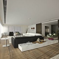Placed Behind Black Sofa Living Room White Shelf - Karbonix