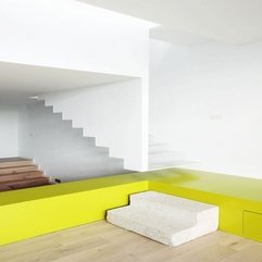 Best Inspirations : Placed Next To Yellow Shelf White Pouffe - Karbonix