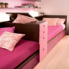 Best Inspirations : Placed Side By Side On Fun Bedroom Ideas For Two Children Pink Bed - Karbonix