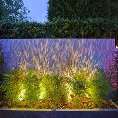 Plants In Courtyard Completed With White Lighting In Green - Karbonix