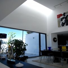 Plants Placed Between Black Table Chairs In Green - Karbonix