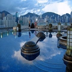 Plaza Rooftop Pool Hongkong Harbour - Karbonix