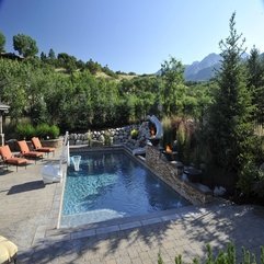 Best Inspirations : Pool Design With Rock Wall Decor Nature Swimming - Karbonix