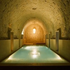 Pool Inside Stone Dome Private Swimming - Karbonix